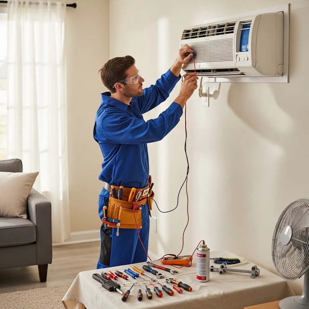 Kırkağaç Çetintaş Çetintaş klima gaz dolumu ve bakım – Enerji verimliliği artırıldı. - Teknik servis örneği